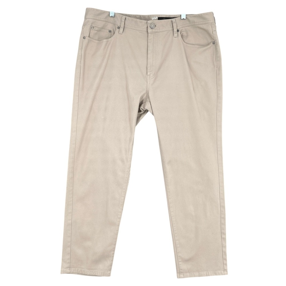 J. Hilburn Light Tan Five Pocket Belt Loops Corpcore Chino Casual Pants‎ 38 x 27